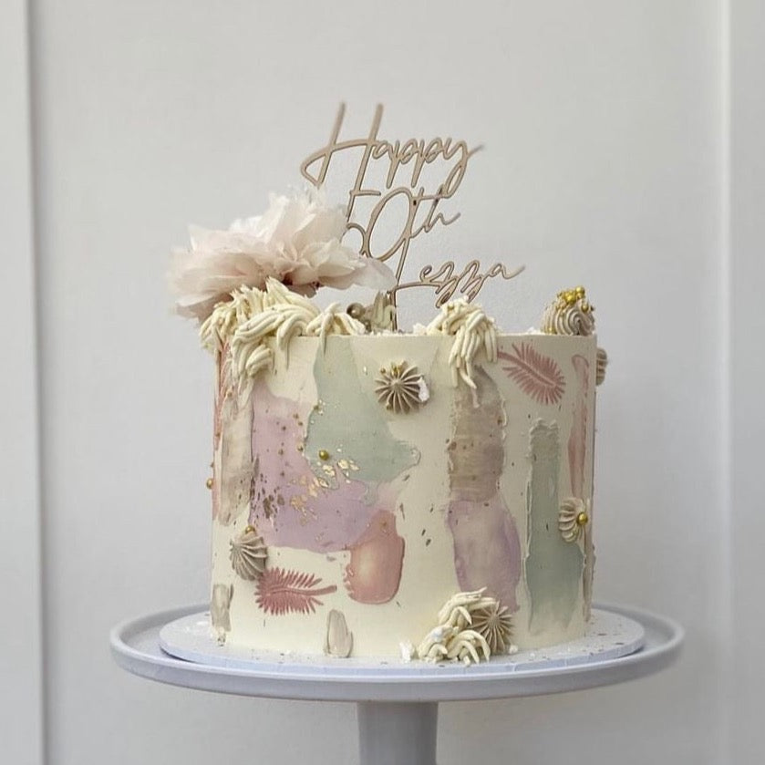 Personalised Birthday Topper
