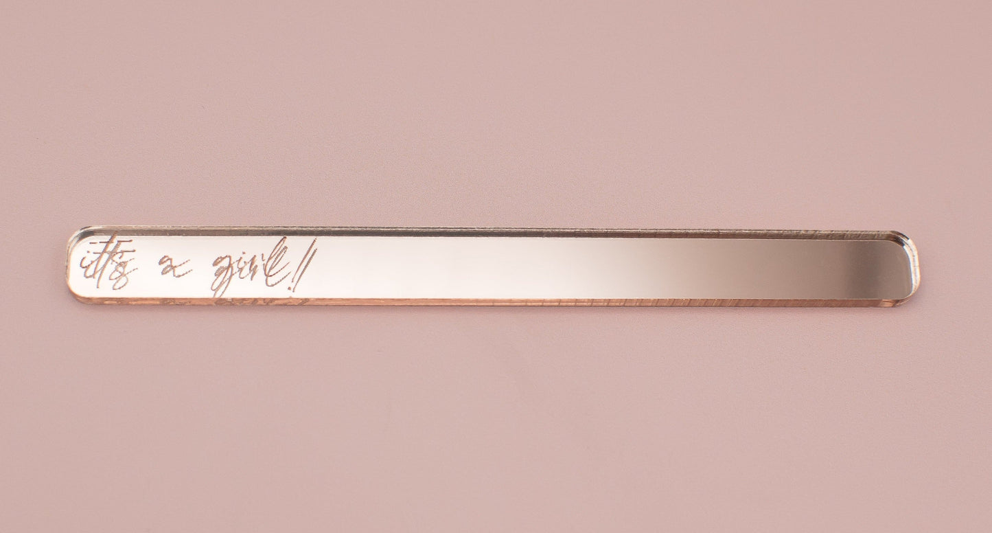 It's a Girl! Cakesicle Stick