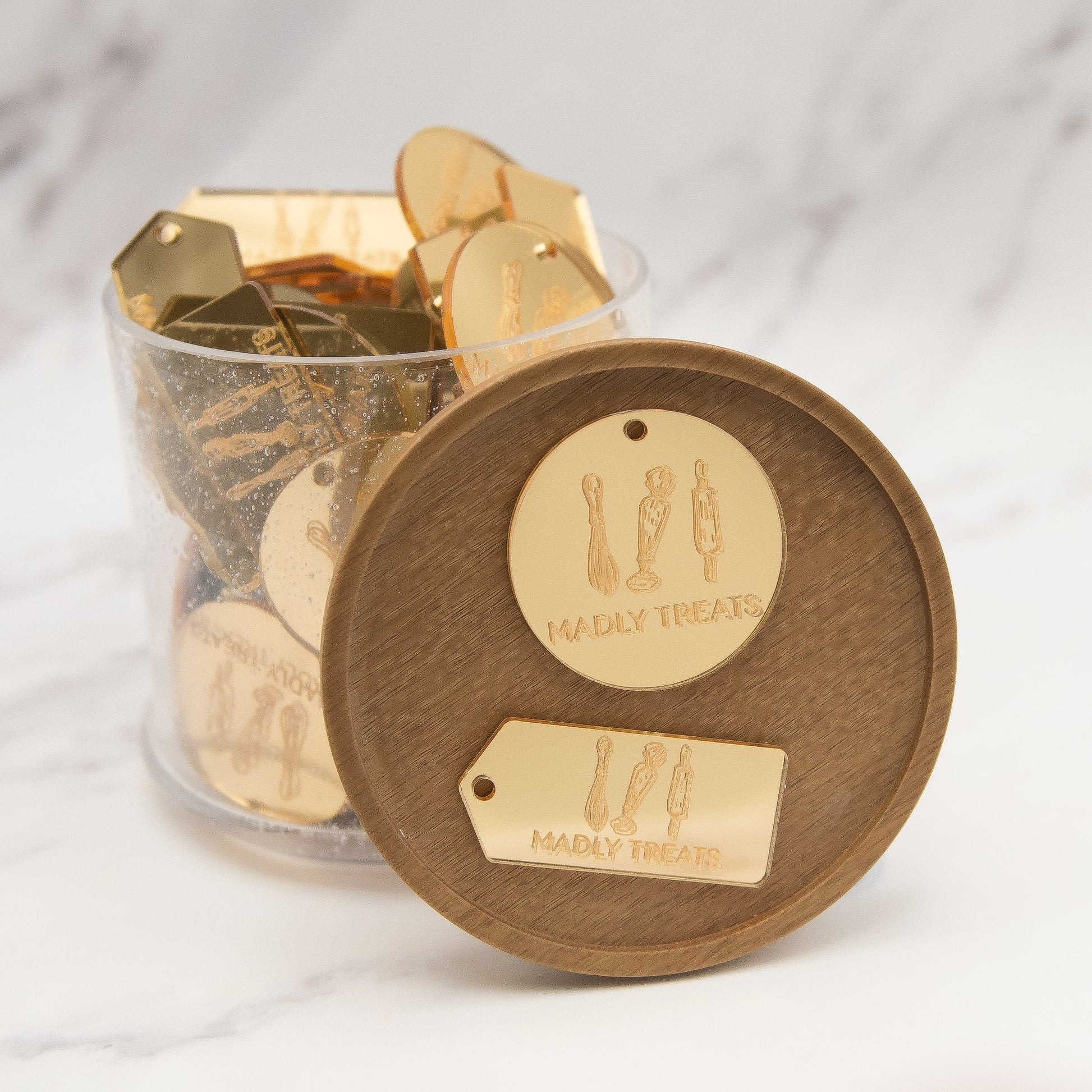 Business Logo Gift Tags - Round