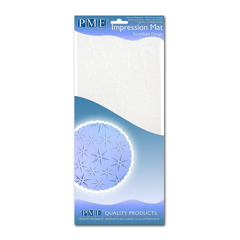 PME Impression Mat - Snowflake Design