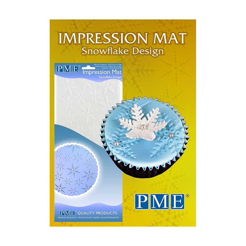 PME Impression Mat - Snowflake Design