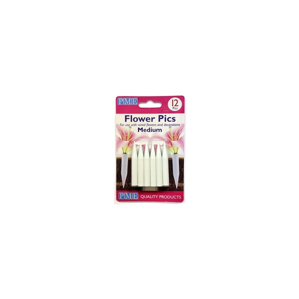 PME Medium Flower Pics 12 Pack