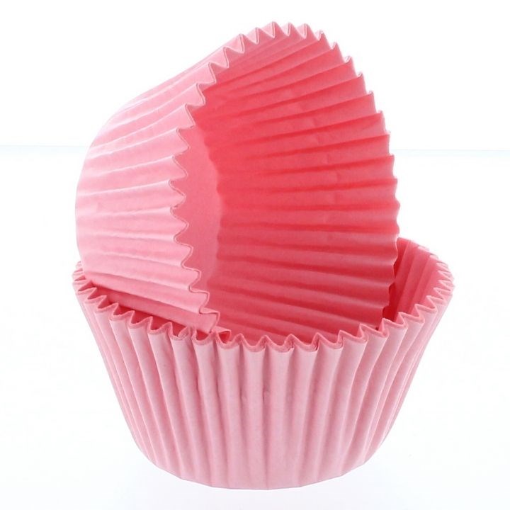 Pink Cupcake Cases - 50 Per Pack