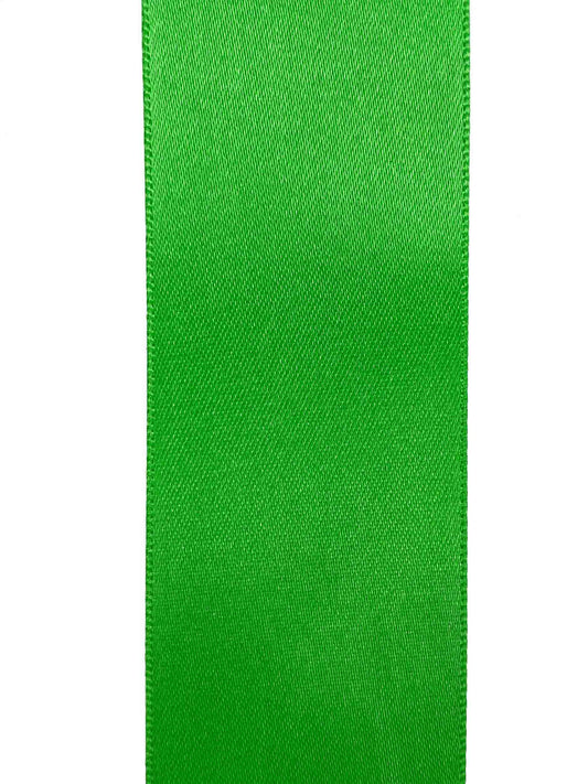 Emerald Double Sided Satin - 15 mm