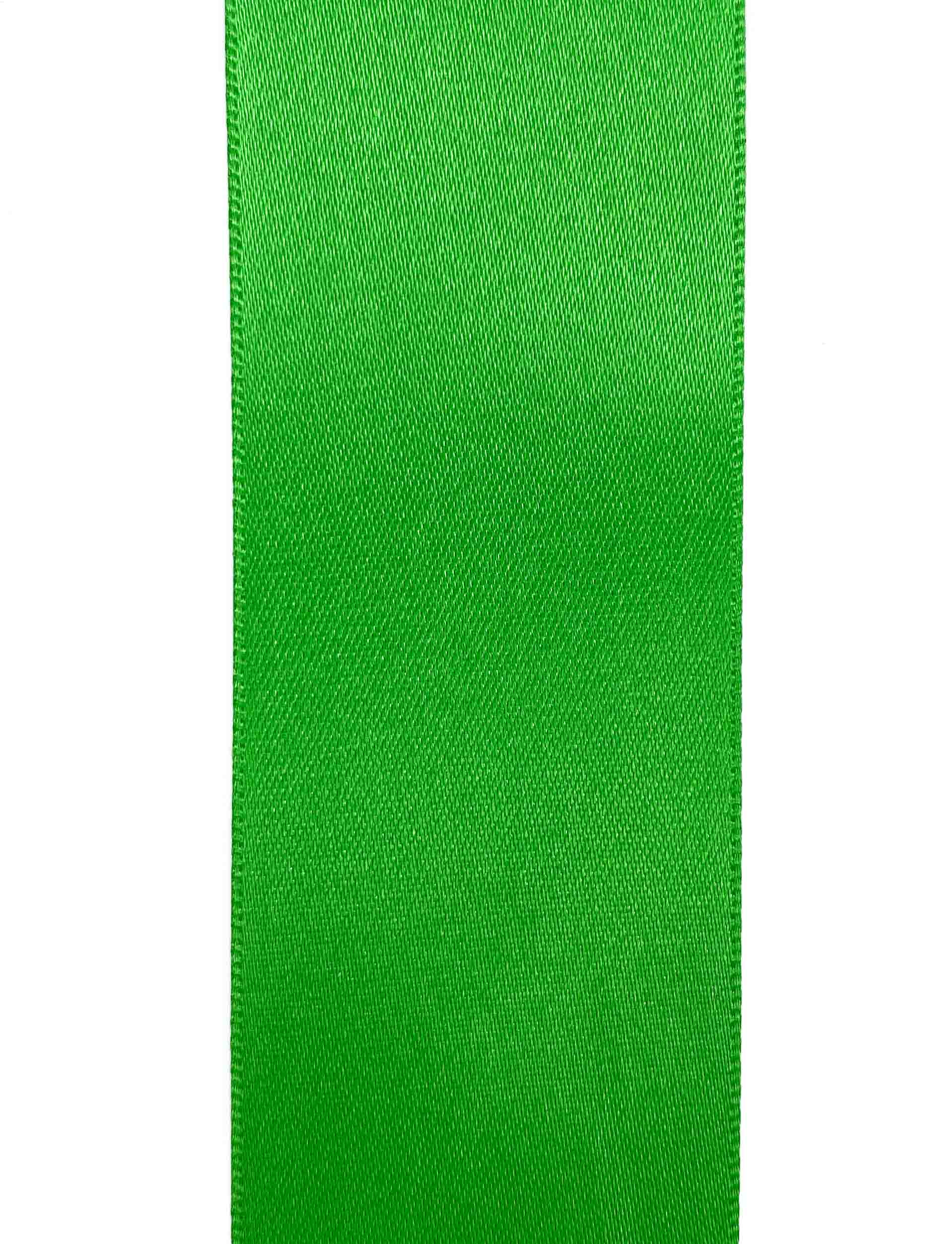 Emerald Double Sided Satin - 35mm