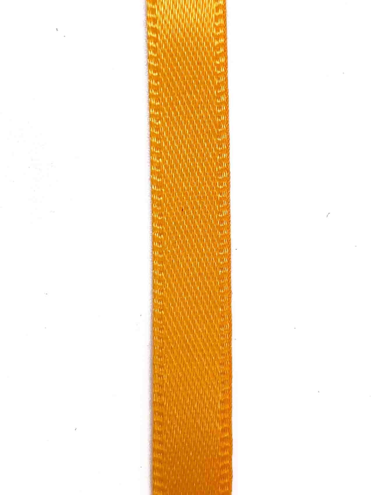 Marigold Double Sided Satin Ribbon - 7mm