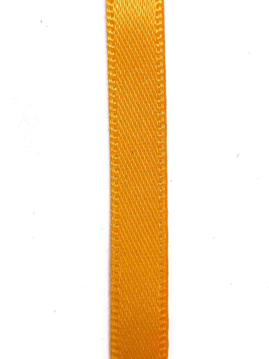 Marigold Double Sided Satin Ribbon - 7mm