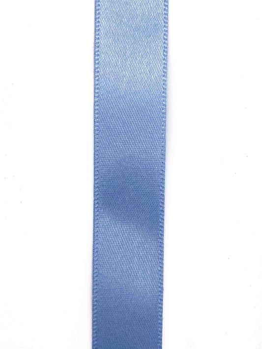 Cornflower Double Sided Satin Ribbon - 15mm