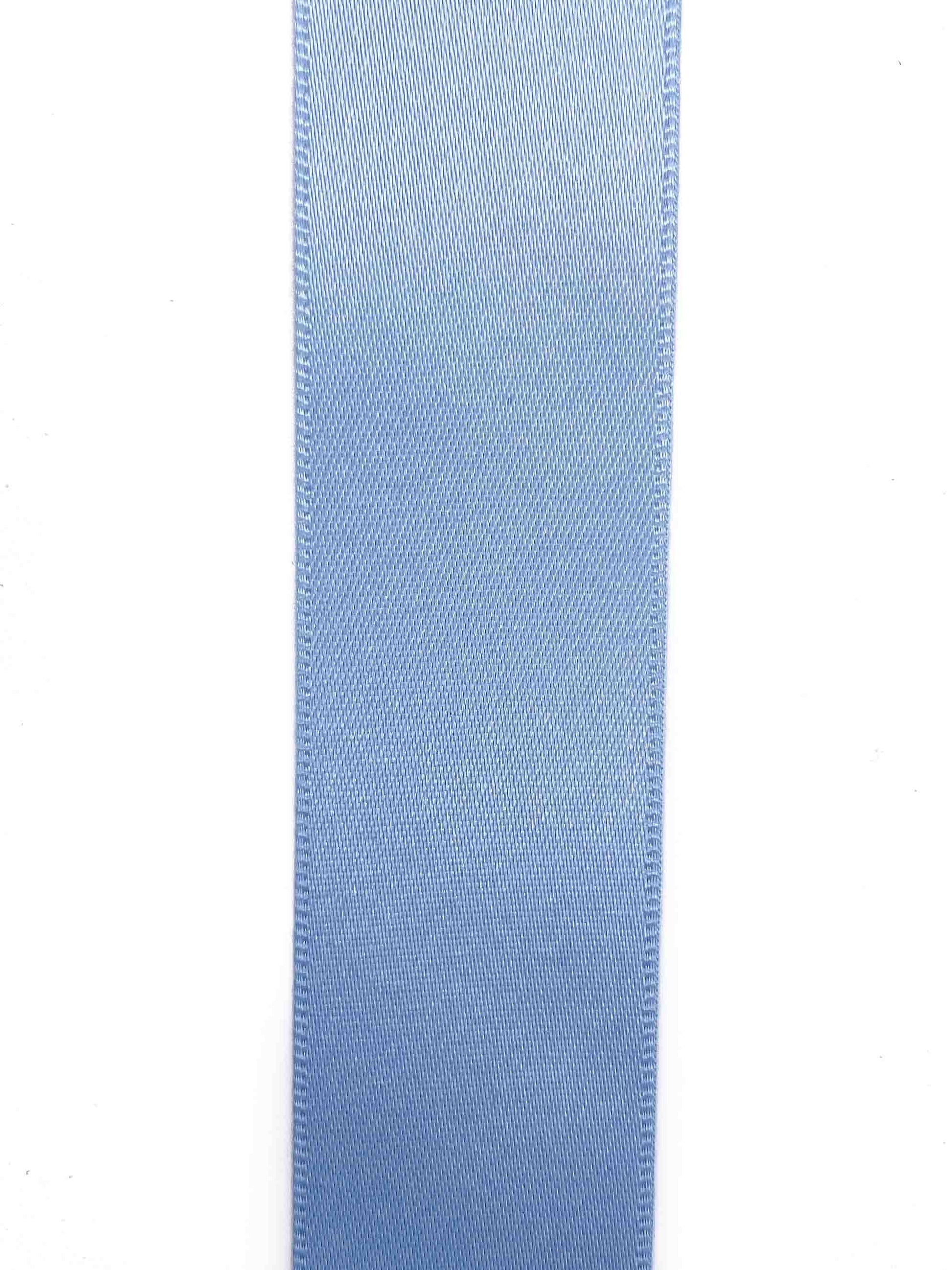 Cornflower Double Sided Satin Ribbon - 25mm