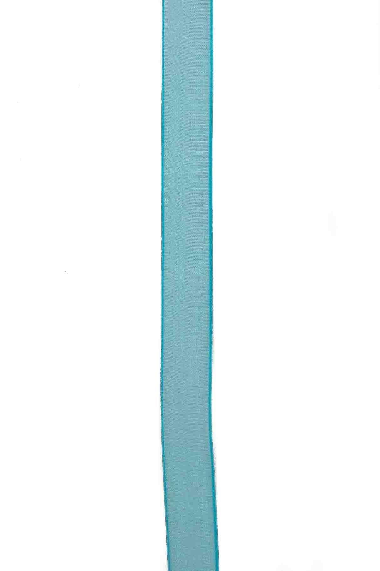 Turquoise Voile Ribbon - 10mm