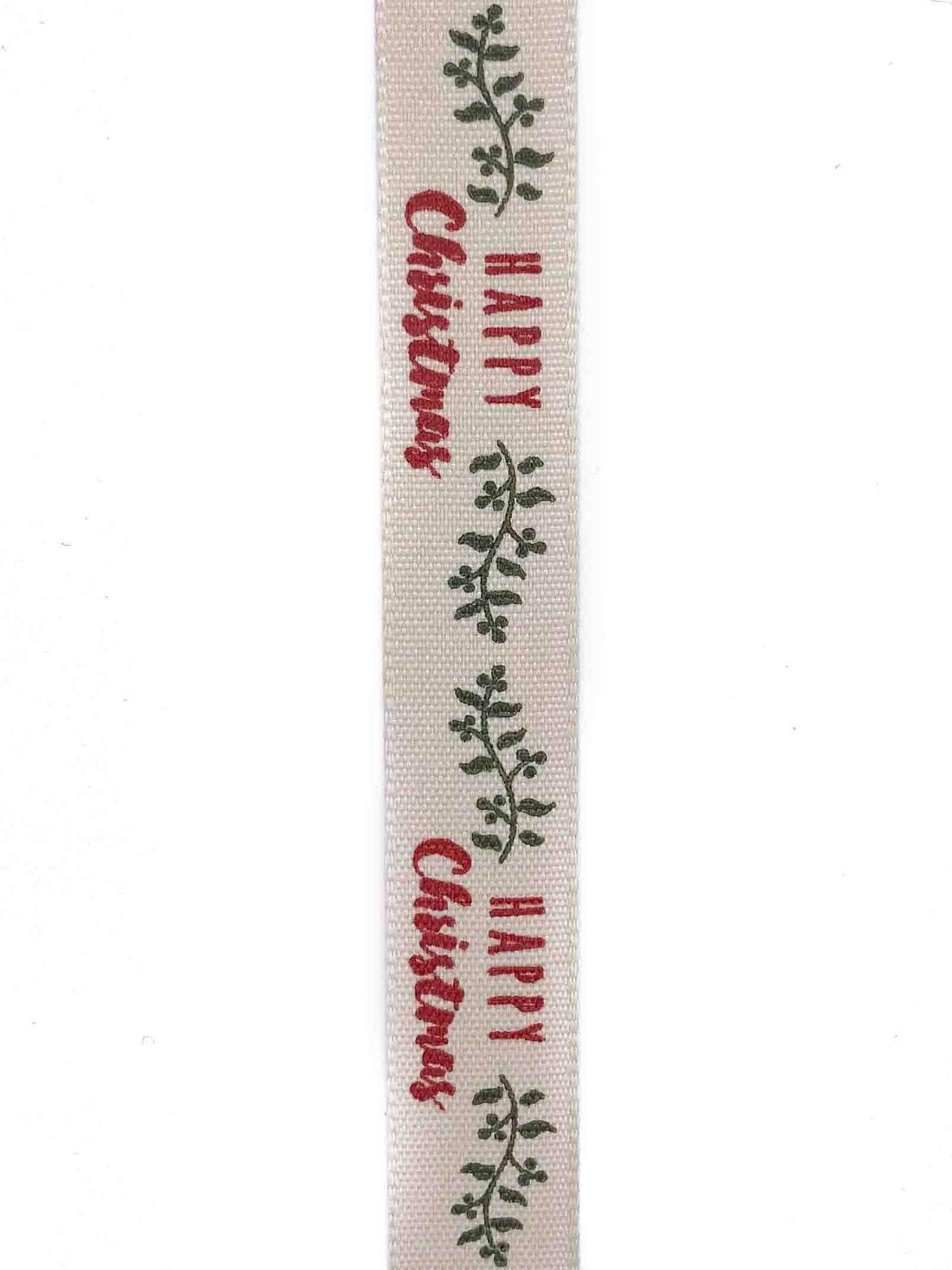 Happy Christmas Ribbon - 15mm