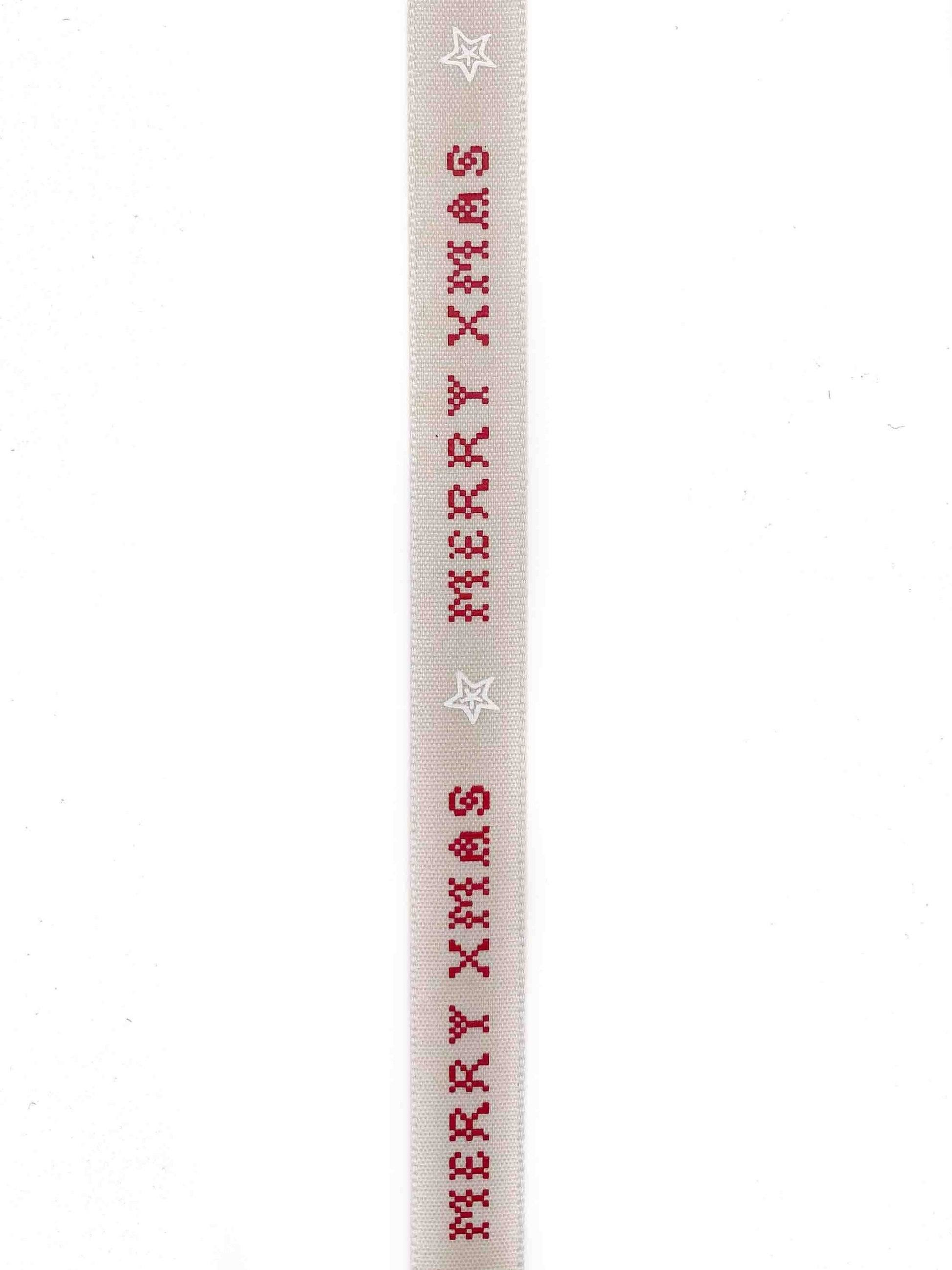 Christmas Tree and Snowflake Ribbon - 15mm