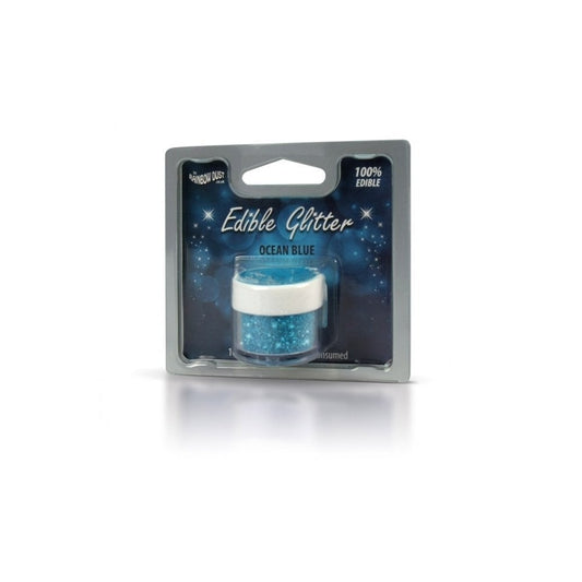 Rainbow Dust Edible Glitter Ocean Blue - 5g