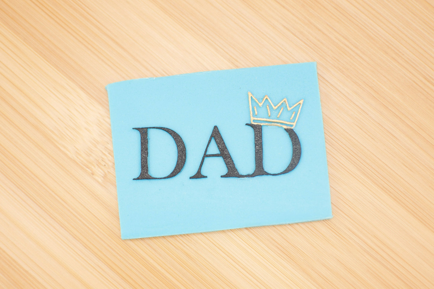 Reverse Embosser - Dad with Crown