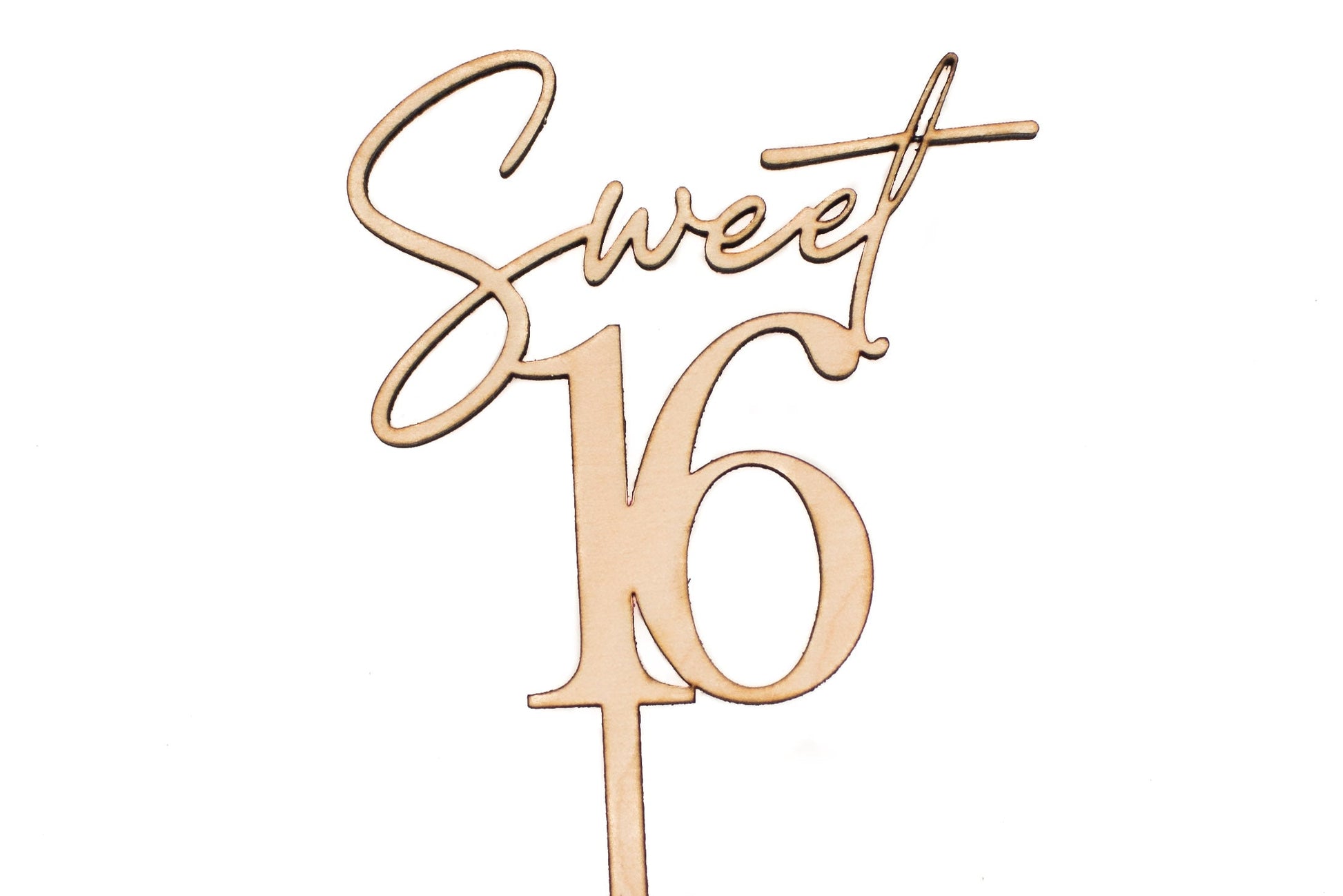 Acrylic Cake Topper - Sweet 16