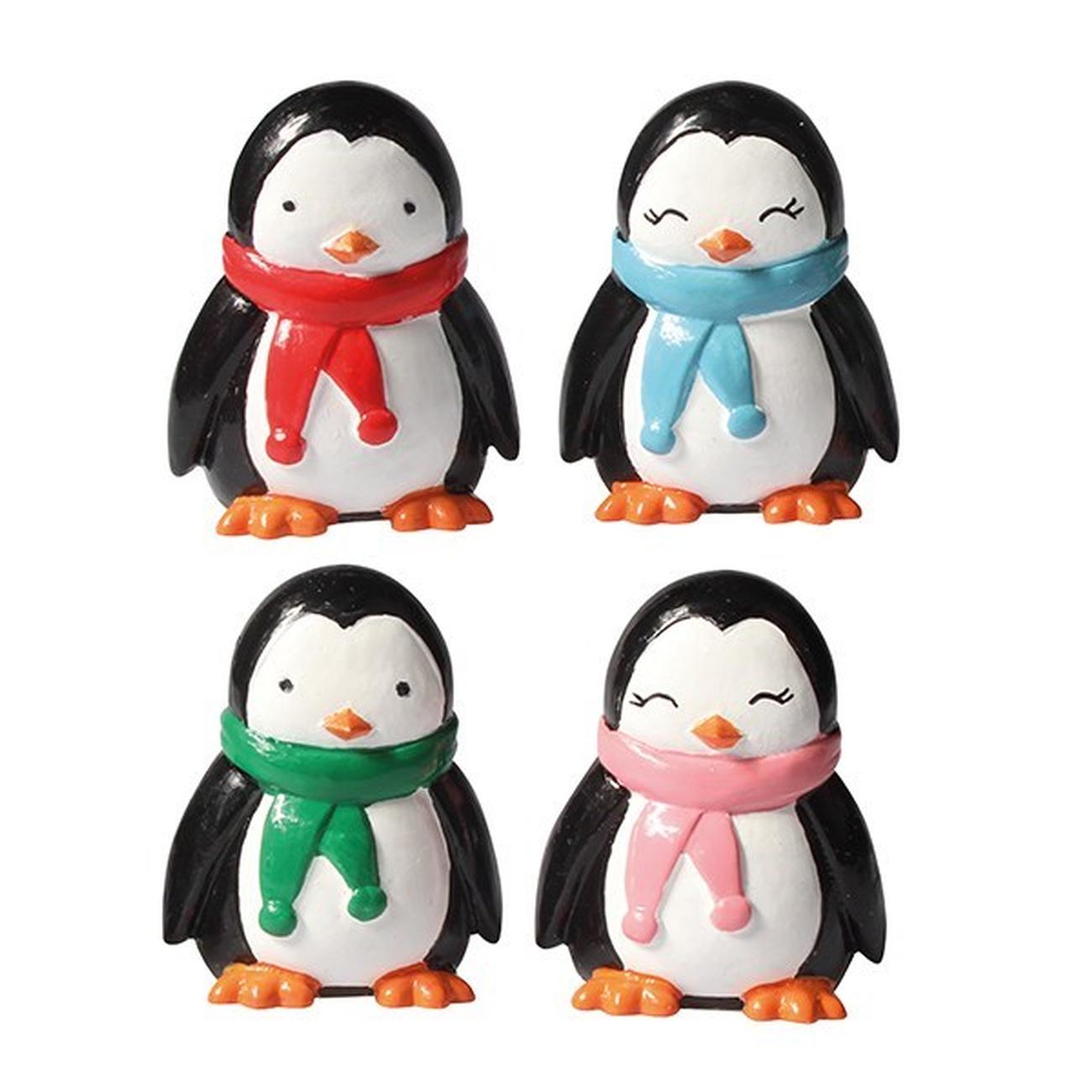 Plastic Penguin Friends Figurine