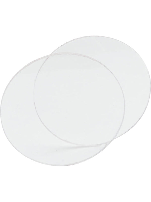Round Acrylic Ganache Plates - 3" - Set of 2