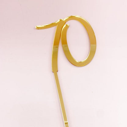 Acrylic Cake Topper - Curly Age