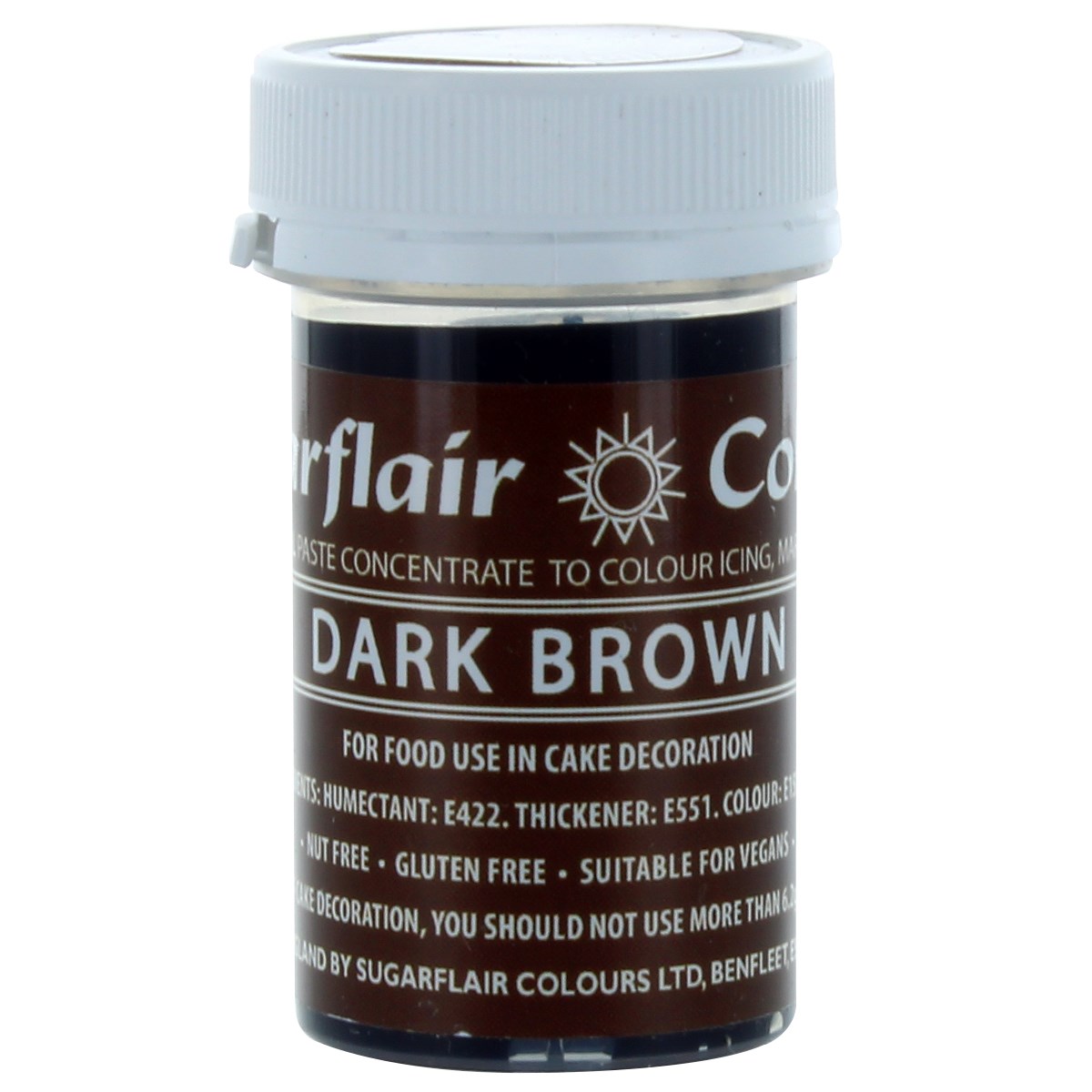 Sugarflair Dark Brown Spectral Paste