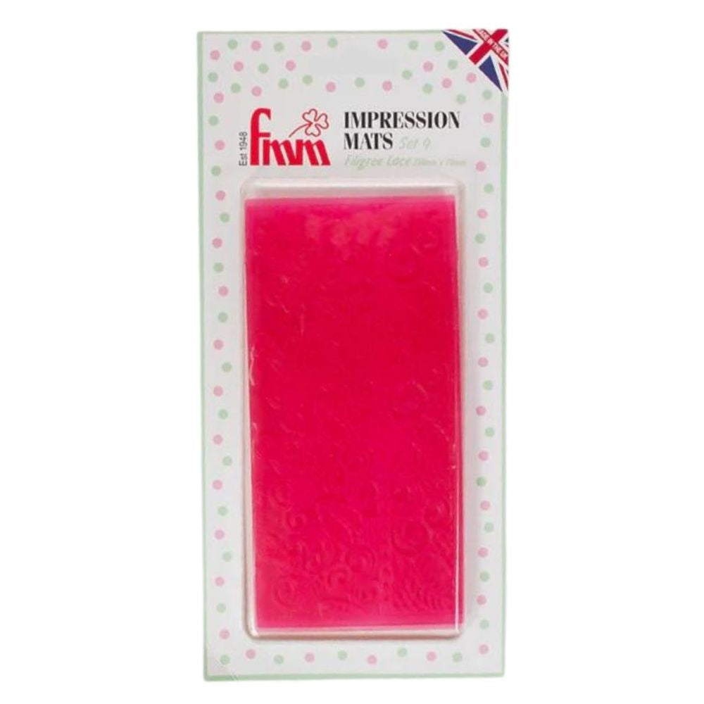 FMM Impression Mat - Set of 4 - Filigree Lace