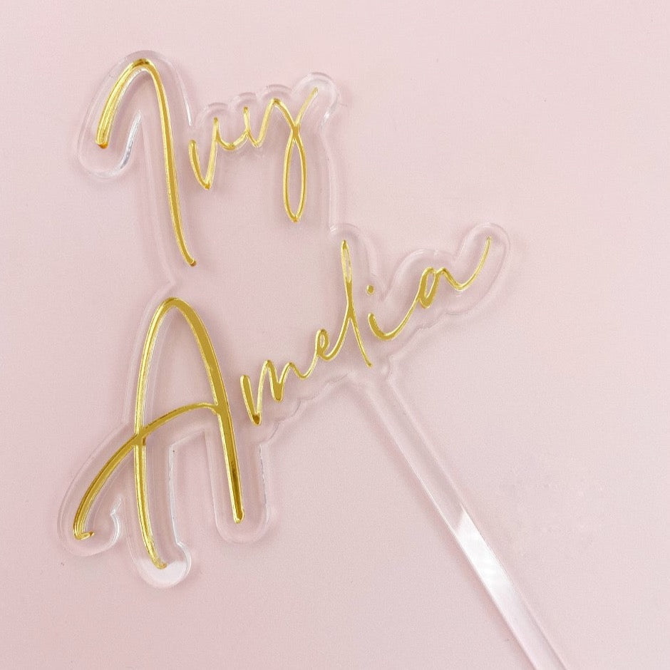 Personalised Double-Layer Floating Topper