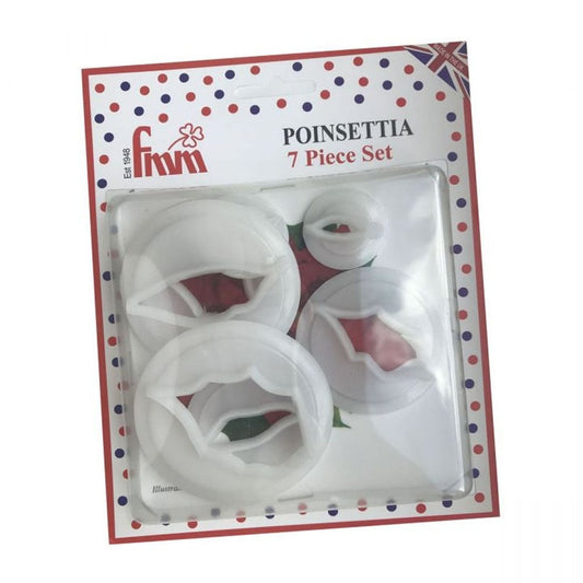 FMM Poinsettia 7-Piece Cutter Set