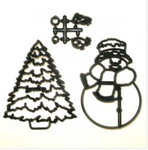 Patchwork Cutters - Large Snowman and Tree