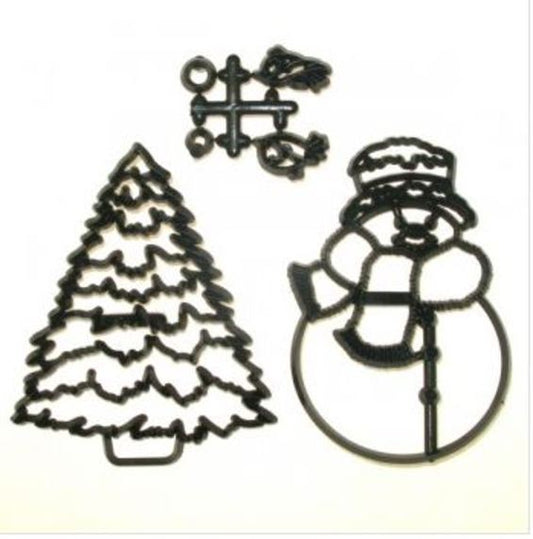 Patchwork Cutters - Large Snowman and Tree