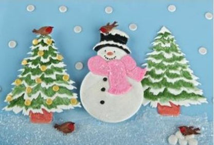 Patchwork Cutters - Large Snowman and Tree