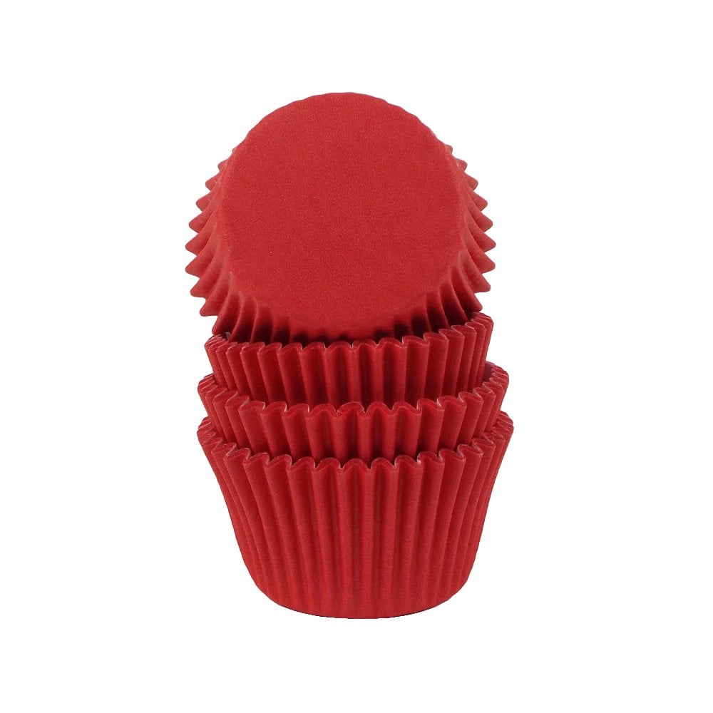 Red Baking Cases - 60 Per Pack