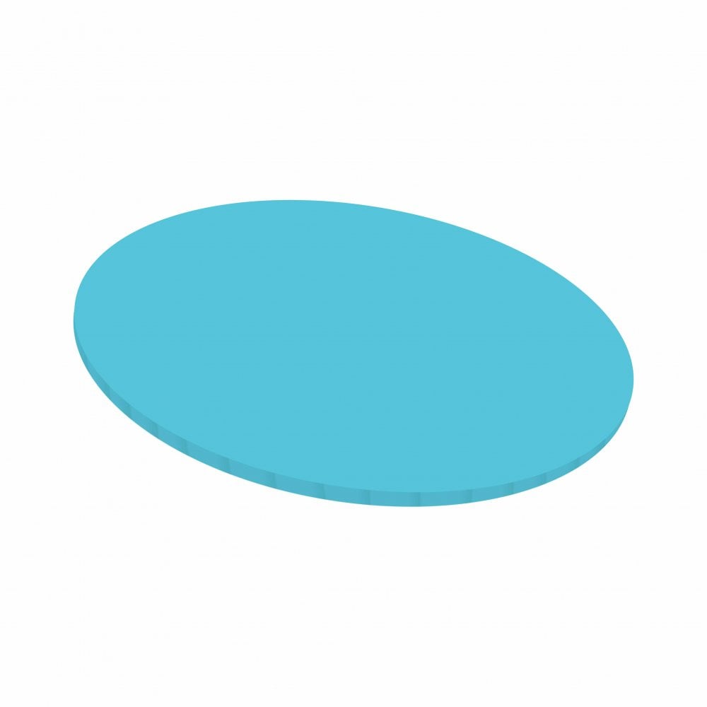 SIMPLY MAKING 5mm Tiffany Blue Round Matt Masonite Board - 10"