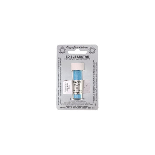 SUGARFLAIR Glacier Blue - Edible Lustre Dusting Colour 2g