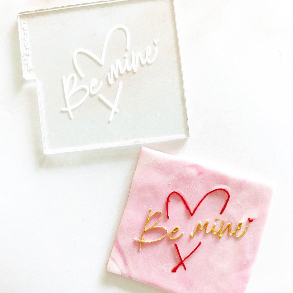 Valentines Reverse Embosser - Be Mine